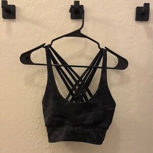 lululemon athletica Dark Camouflage Sports Bra